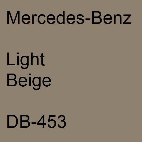 Mercedes-Benz, Light Beige, DB-453.